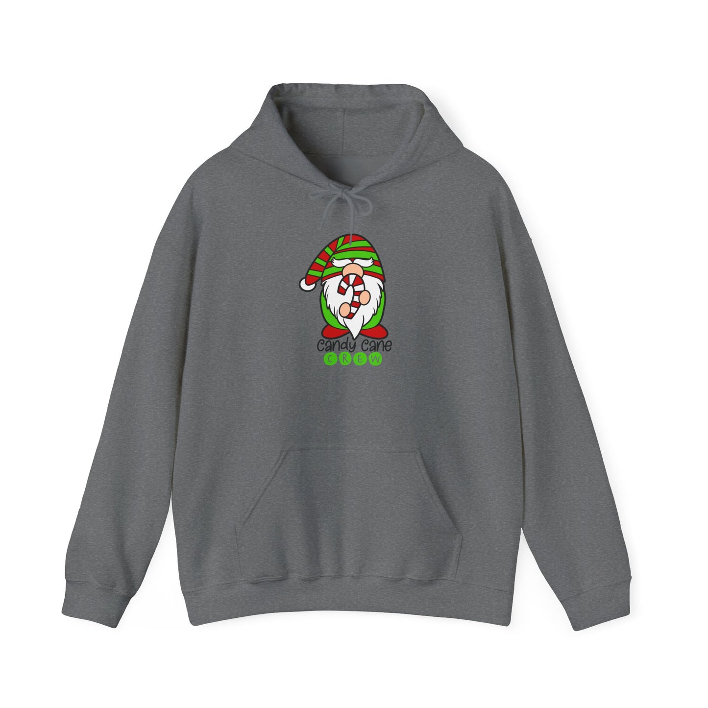 Candy Cane Crew Gnome Adult Heavy Blend™ Hooded Sweatshirt