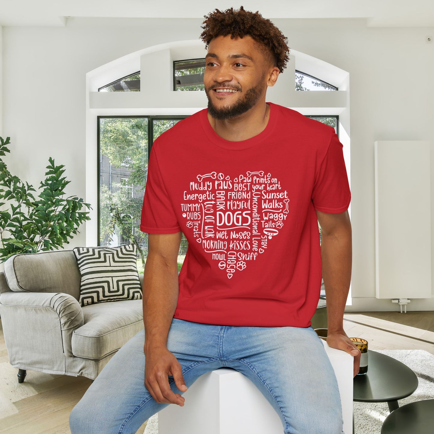 Dogs Heart Adult T-shirt