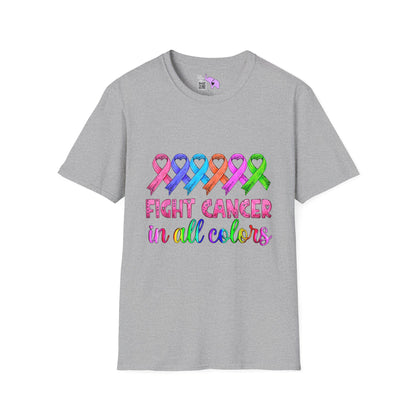 Fight Cancer in All Colors 4 T-shirt