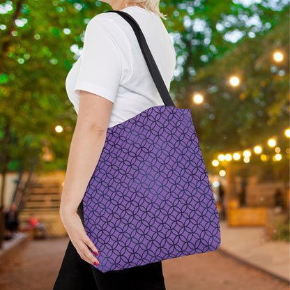 Amethyst Interlock Canvas Tote Bag