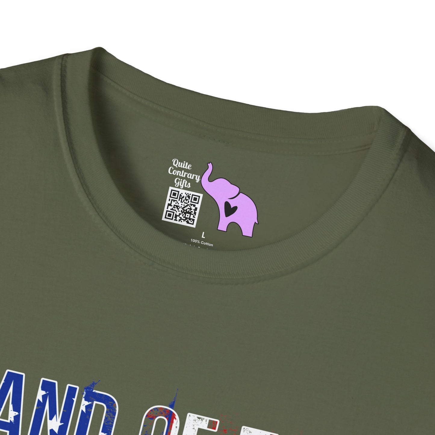 Land of the Free Home of the Brave Adult T-Shirt