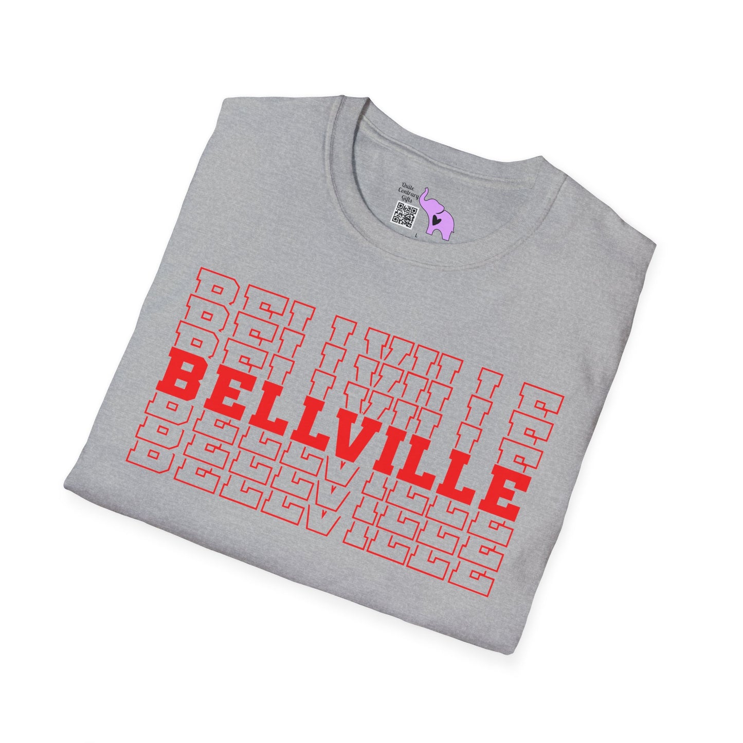 Bellville (Stacked) Adult T-shirt