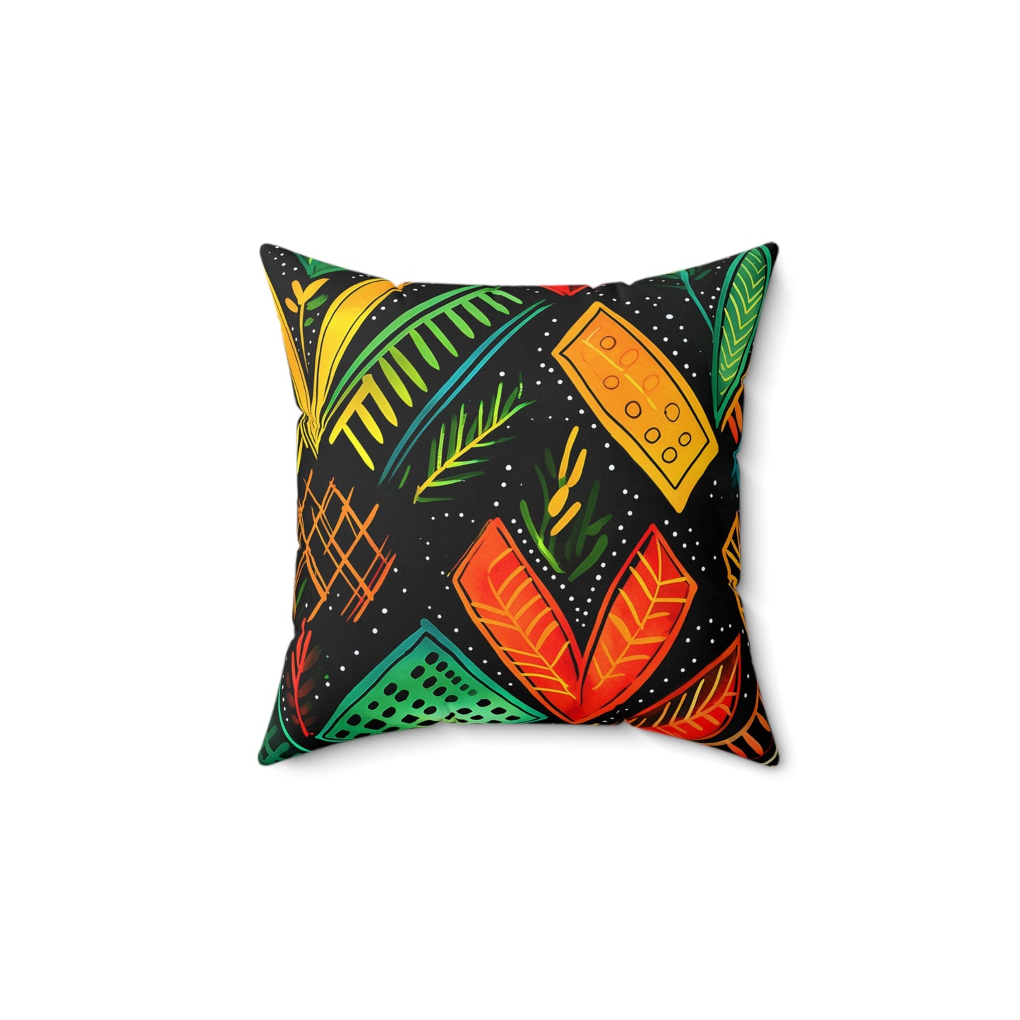 Kujichagulia Waves Throw Pillow