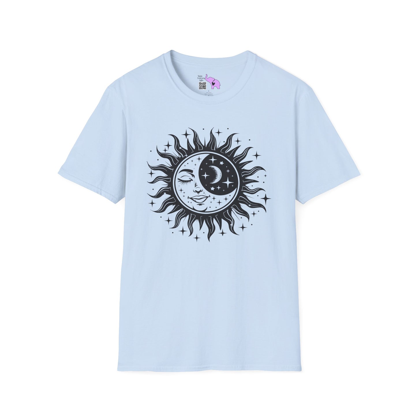 Celestial Sun/Moon Adult T-shirt