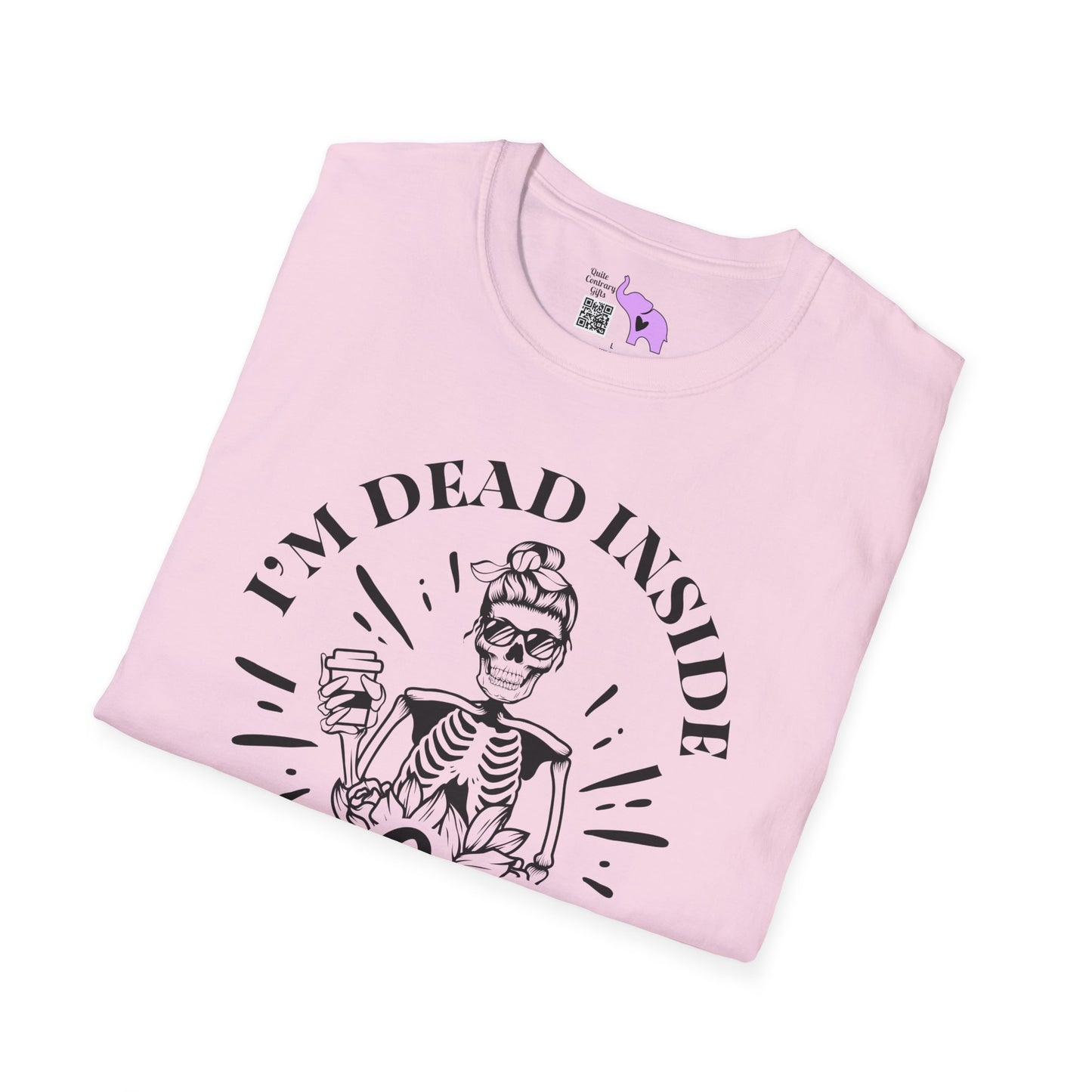 I'm Dead Inside But Coffee Helps Adult T-shirt