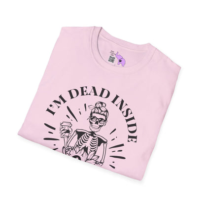 I'm Dead Inside But Coffee Helps Adult T-shirt