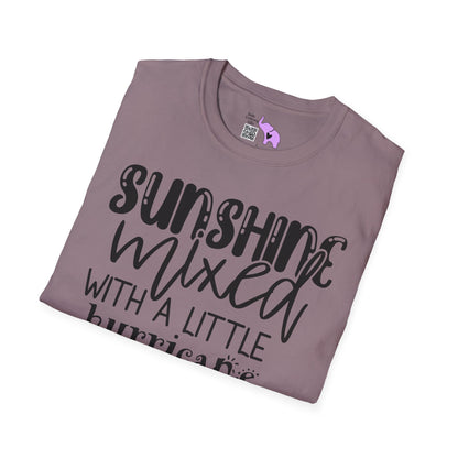 Sunshine Mixed With A Little Hurricane Adult T-shirt