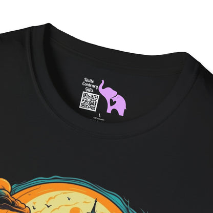 Creepy Cemetery 13 Adult T-shirt