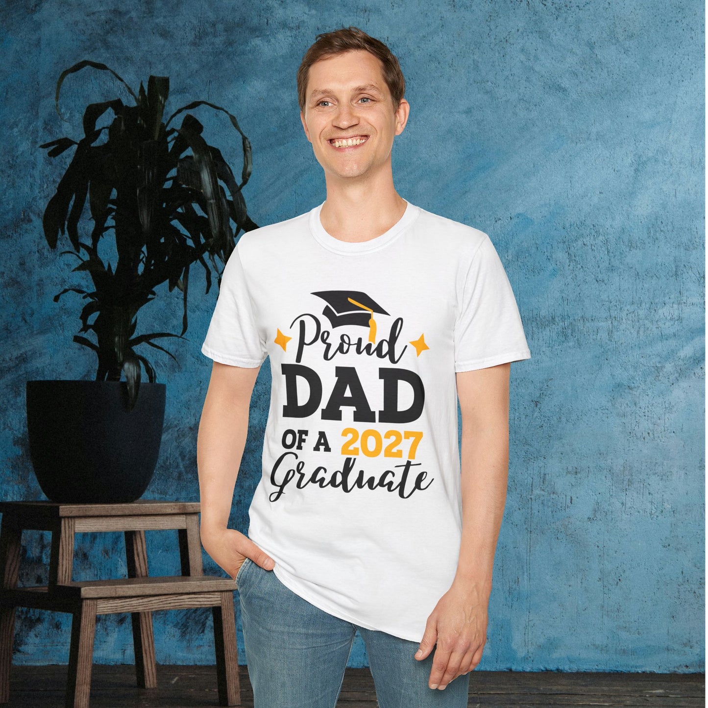 Proud Dad of a 2027 Graduate Adult T-shirt