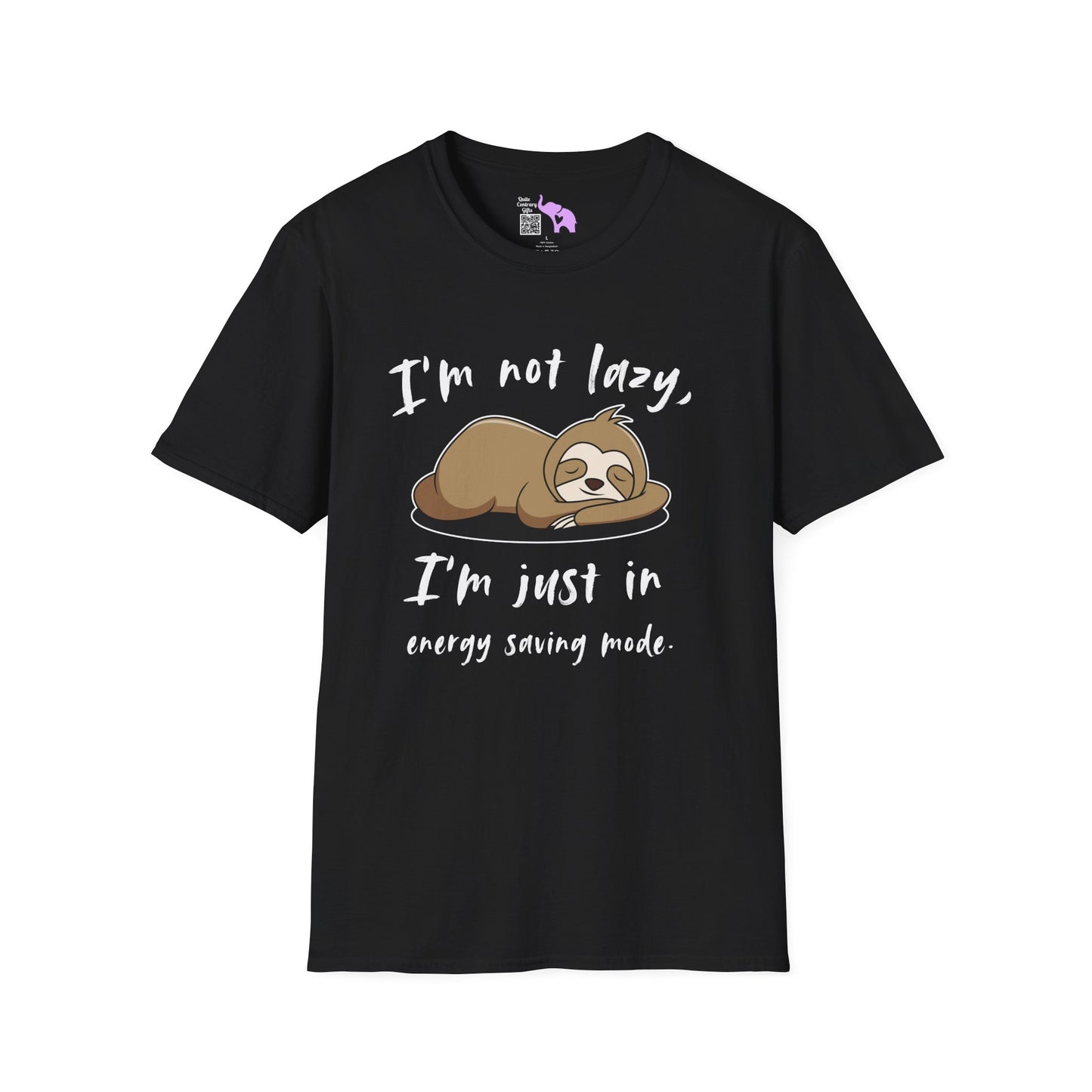 I'm Not Lazy, I'm Just In Energy Saving Mode Adult T-shirt