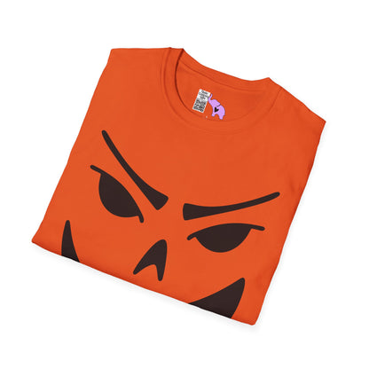 Goofy Grin Jack-O-Lantern Adult T-shirt