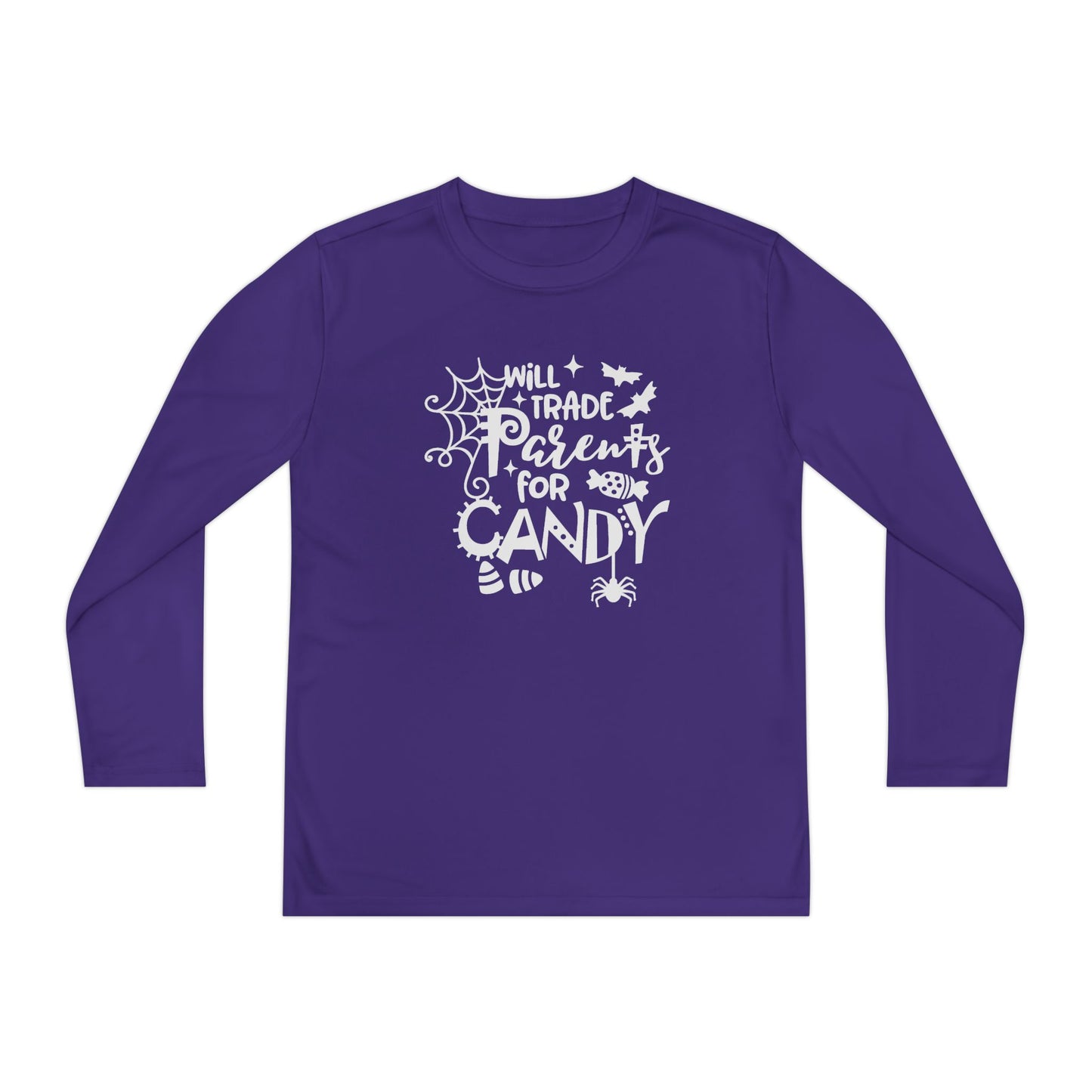 Will Trade Parents For Candy Youth Long Sleeve Tee