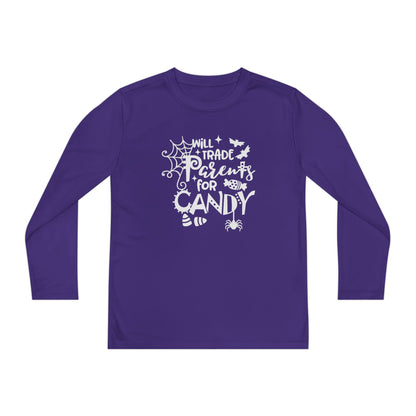 Will Trade Parents For Candy Youth Long Sleeve Tee