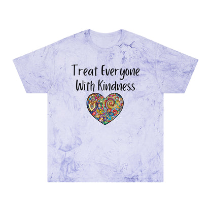 Treat Everyone With Kindness Unisex Color Blast T-Shirt