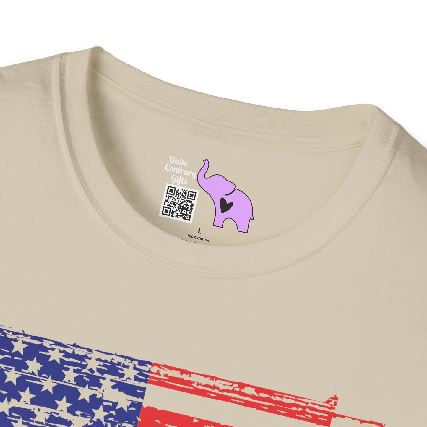 Gun Flag Adult T-shirt