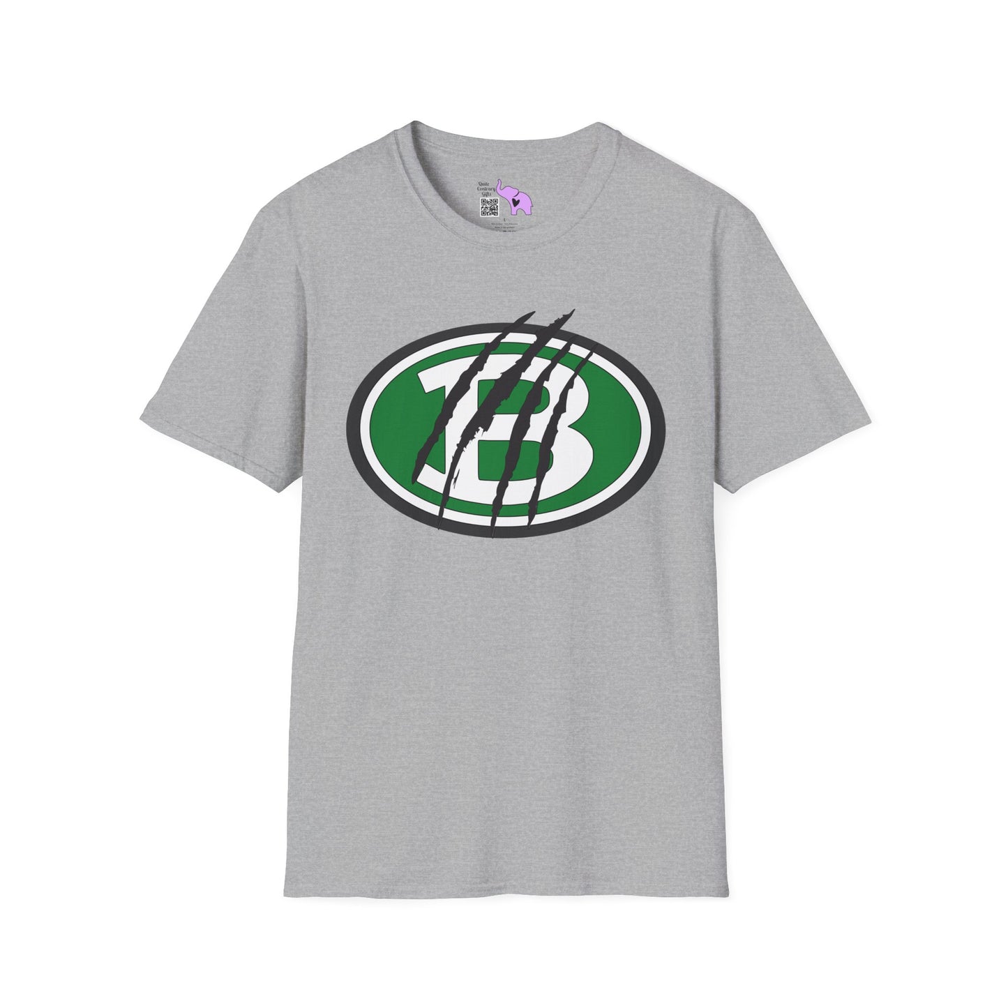 Brenham ISD Logo w/Claw Marks Adult T-shirt