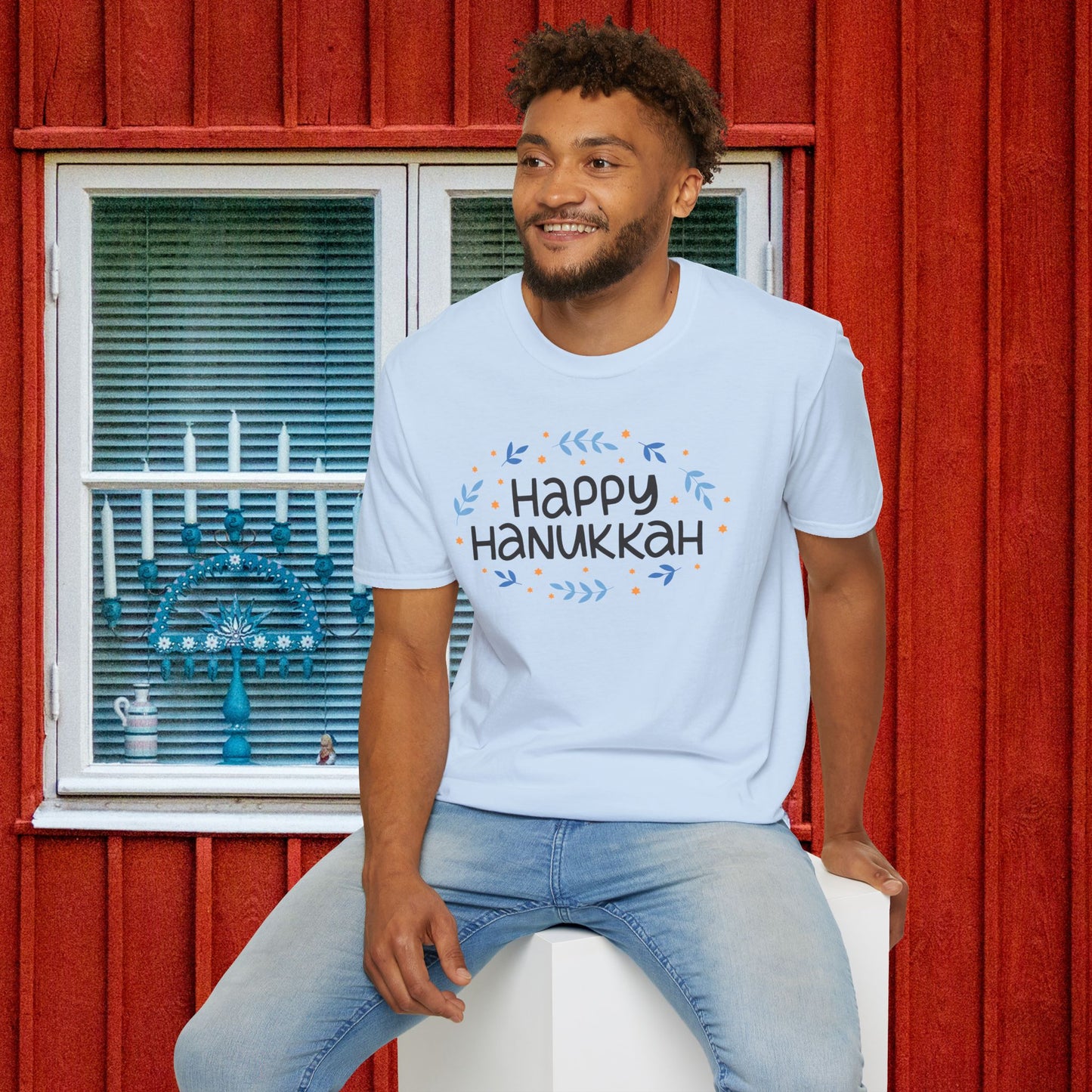 Happy Hanukkah 4 Adult T-shirt