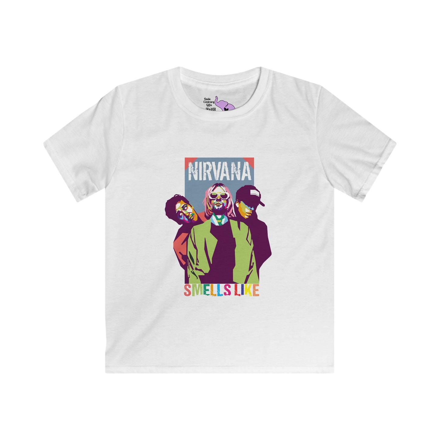 Nirvana Smells Like Teen Spirt Kids Softstyle Tee