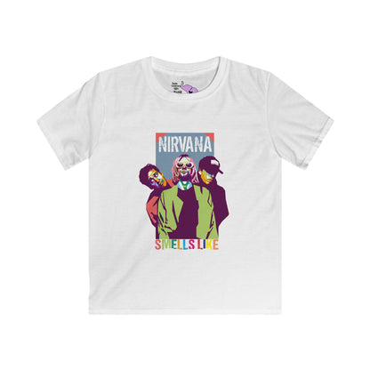 Nirvana Smells Like Teen Spirt Kids Softstyle Tee