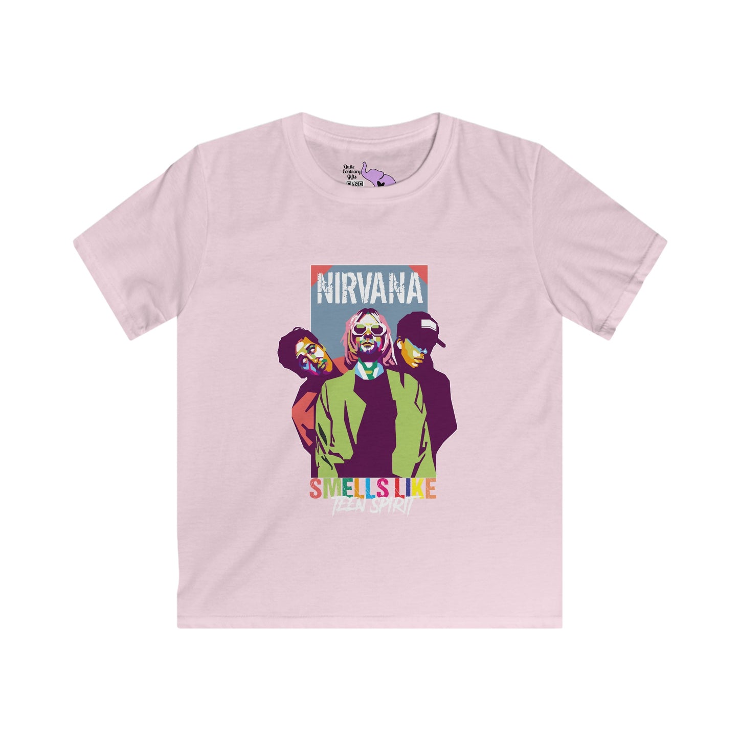 Nirvana Smells Like Teen Spirt Kids Softstyle Tee