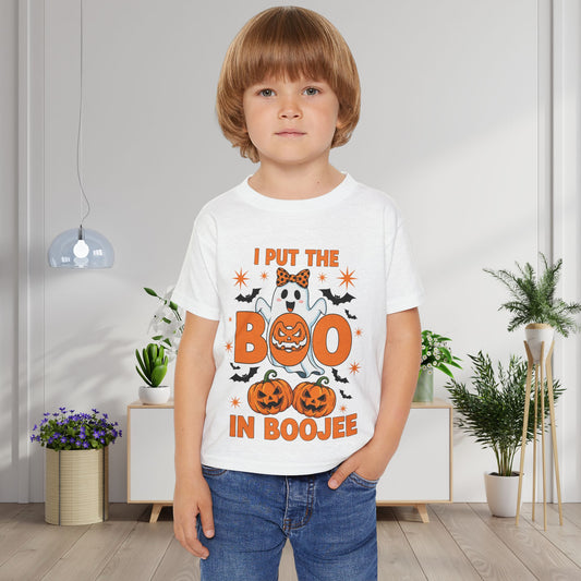 I Put the Boo in Boojee Heavy Cotton™ Toddler T-shirt
