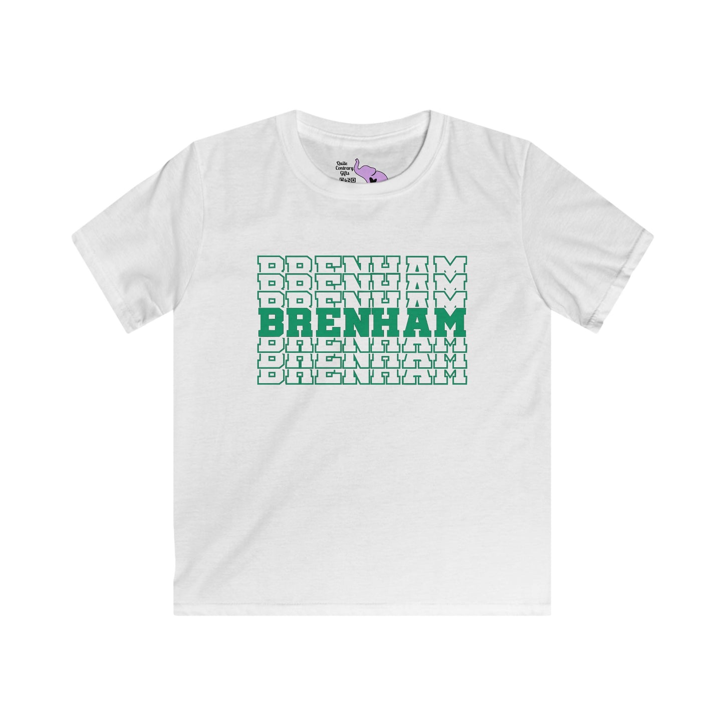 Brenham (Stacked) Youth Softstyle Tee