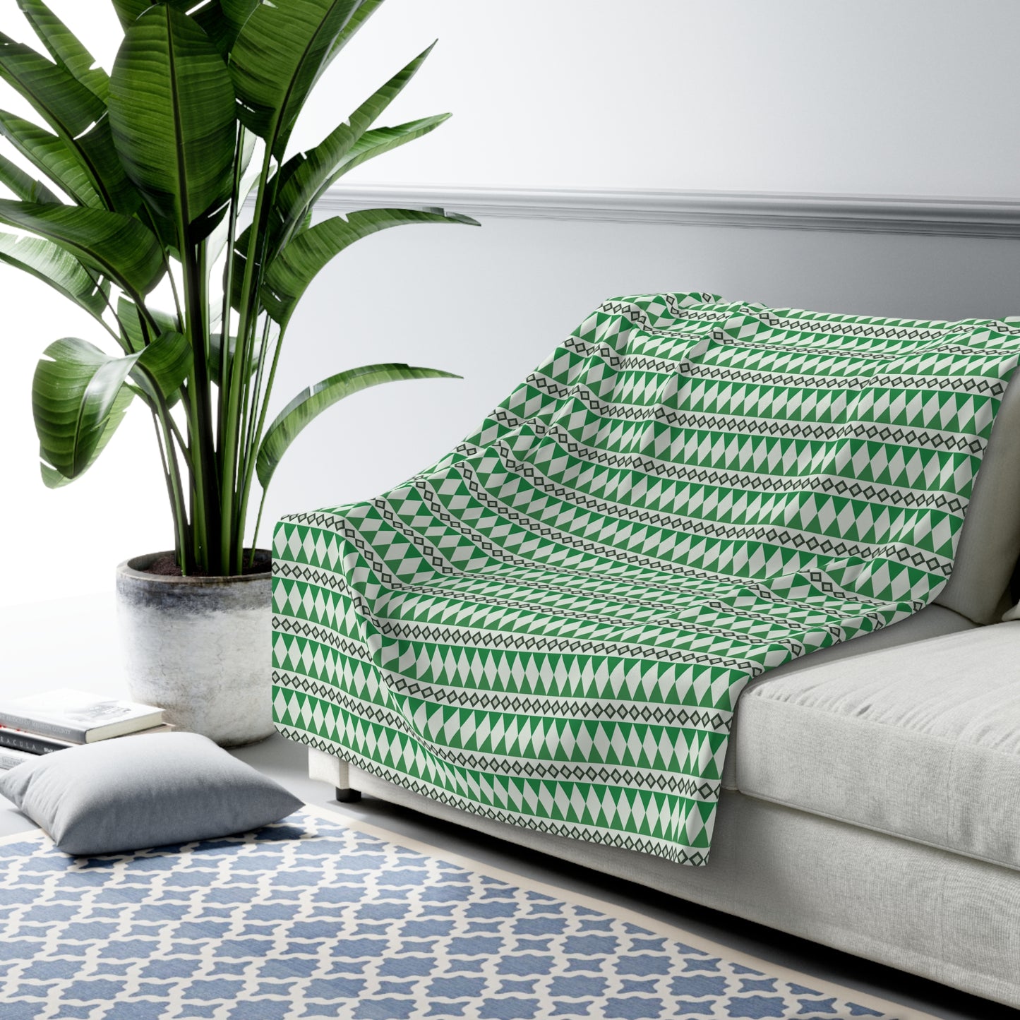 Moss Cairn Stripes Basic Bedding Set