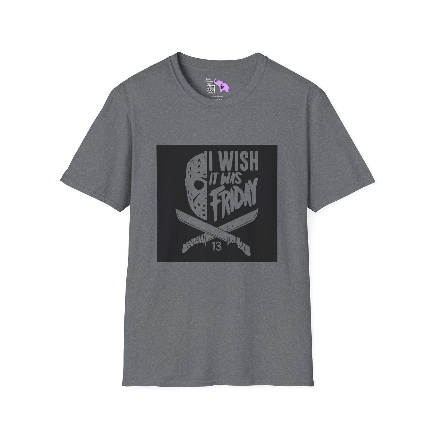 Jason Voorhees I Wish It Was Friday Adult T-shirt