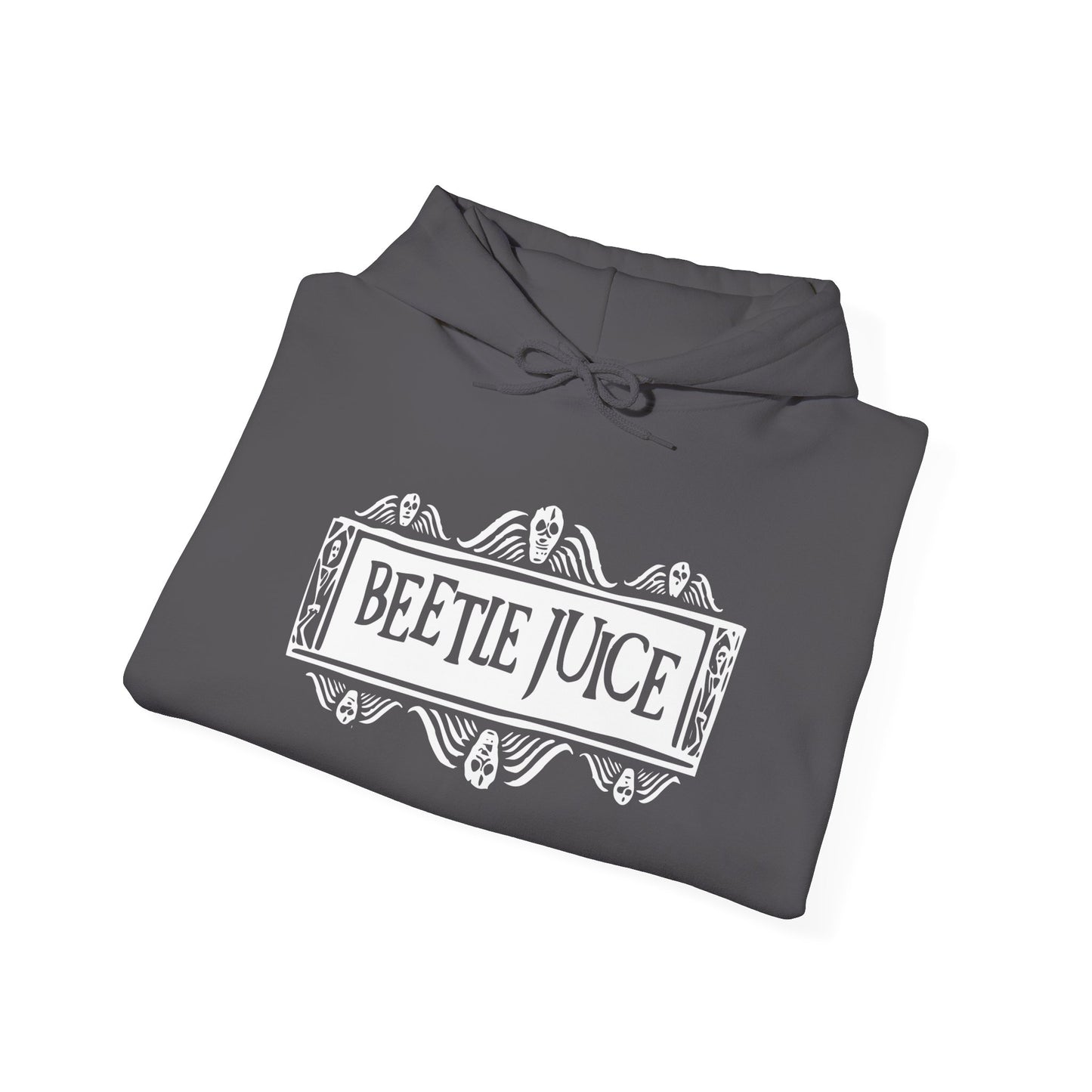BeetleJuice (2) Heavy Blend™ Hooded Sweatshirt