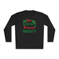 Nice Until Proven Naughty Adult Long Sleeve Tee