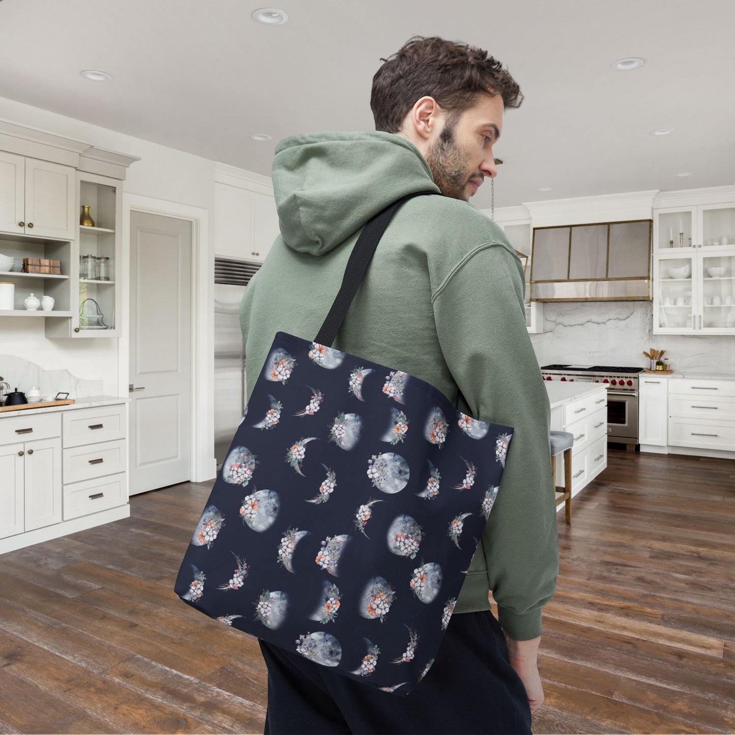 Lunar Garden Canvas Tote Bag