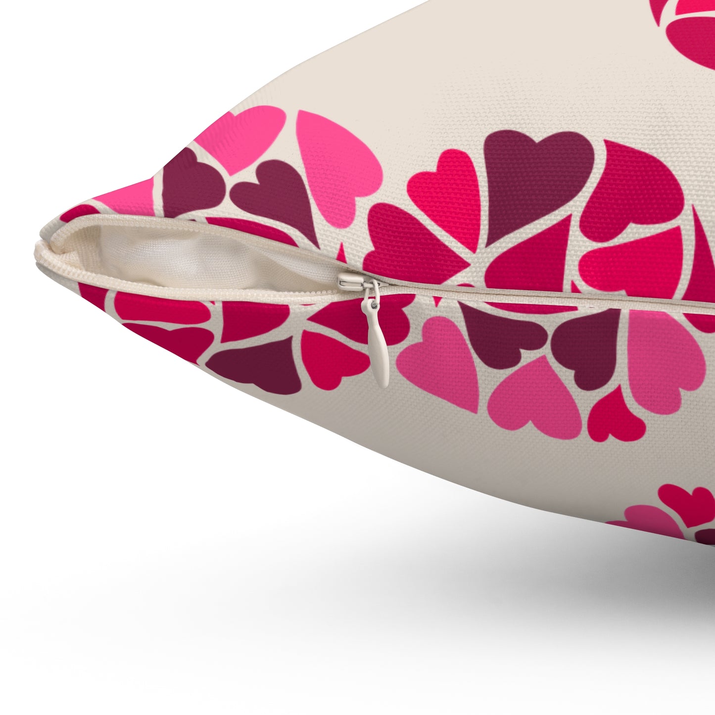 Simple Hearts Throw Pillow