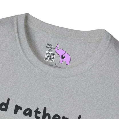 I'd Rather Be a Cat Adult T-shirt