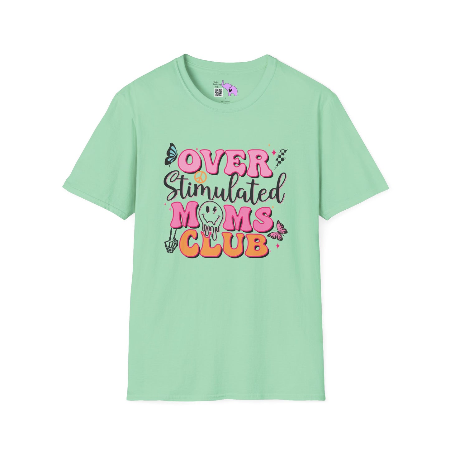 Overstimulated Mom's Club Adult T-shirt