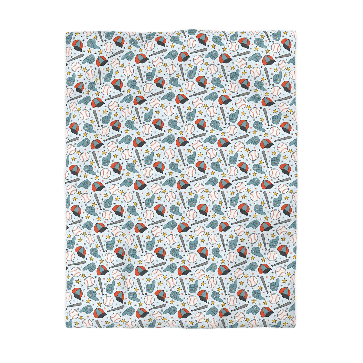 Home Run Heroes Microfiber Duvet Cover