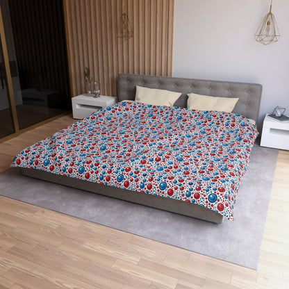 Freedom Dots Microfiber Duvet Cover