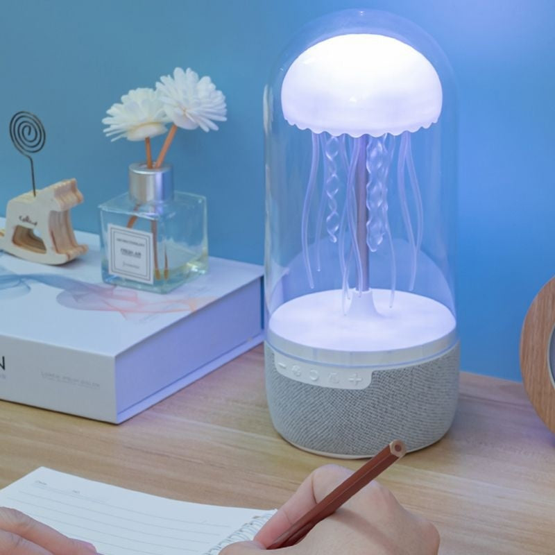 Colorful Jellyfish Bluetooth Speaker Lamp