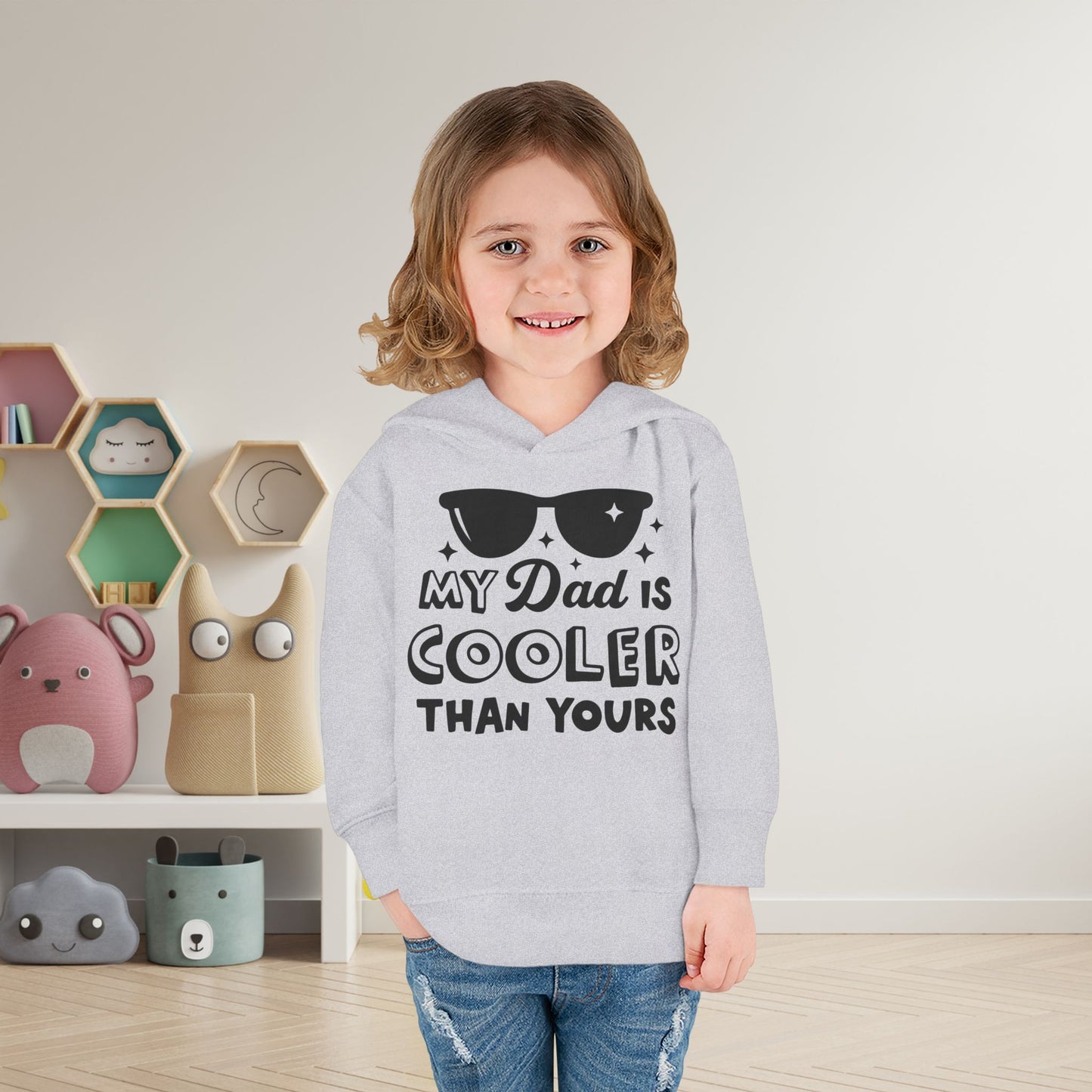 My Dad is Cooler Than Yours Toddler Hoodie