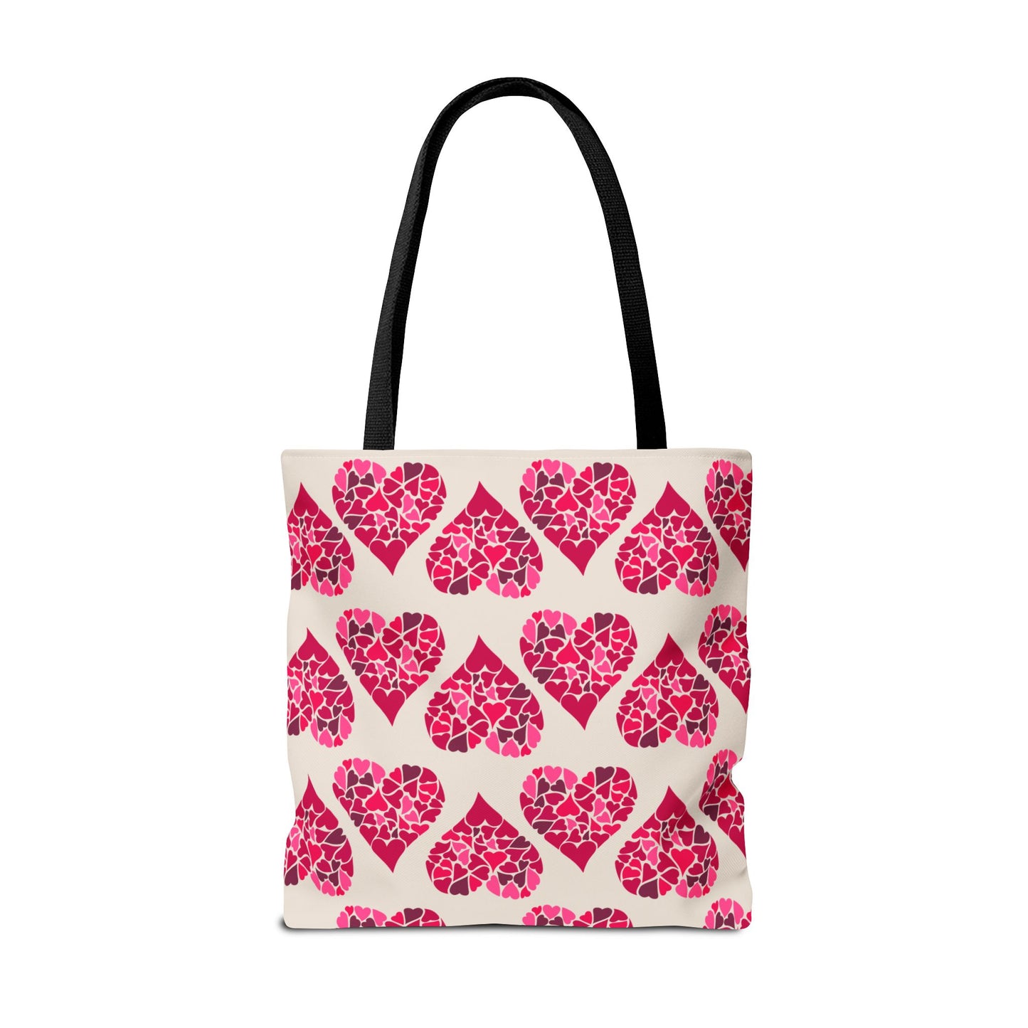 Simple Hearts Canvas Tote Bag