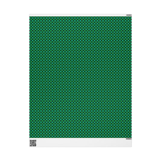 Clover Bloom Burst Wrapping Paper