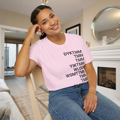 Do You Know The Muffin Man Abbreviation Adult T-shirt
