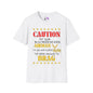 Caution My Son is a US Airman I've Been Known to Brag (Mom) Unisex Softstyle T-Shirt