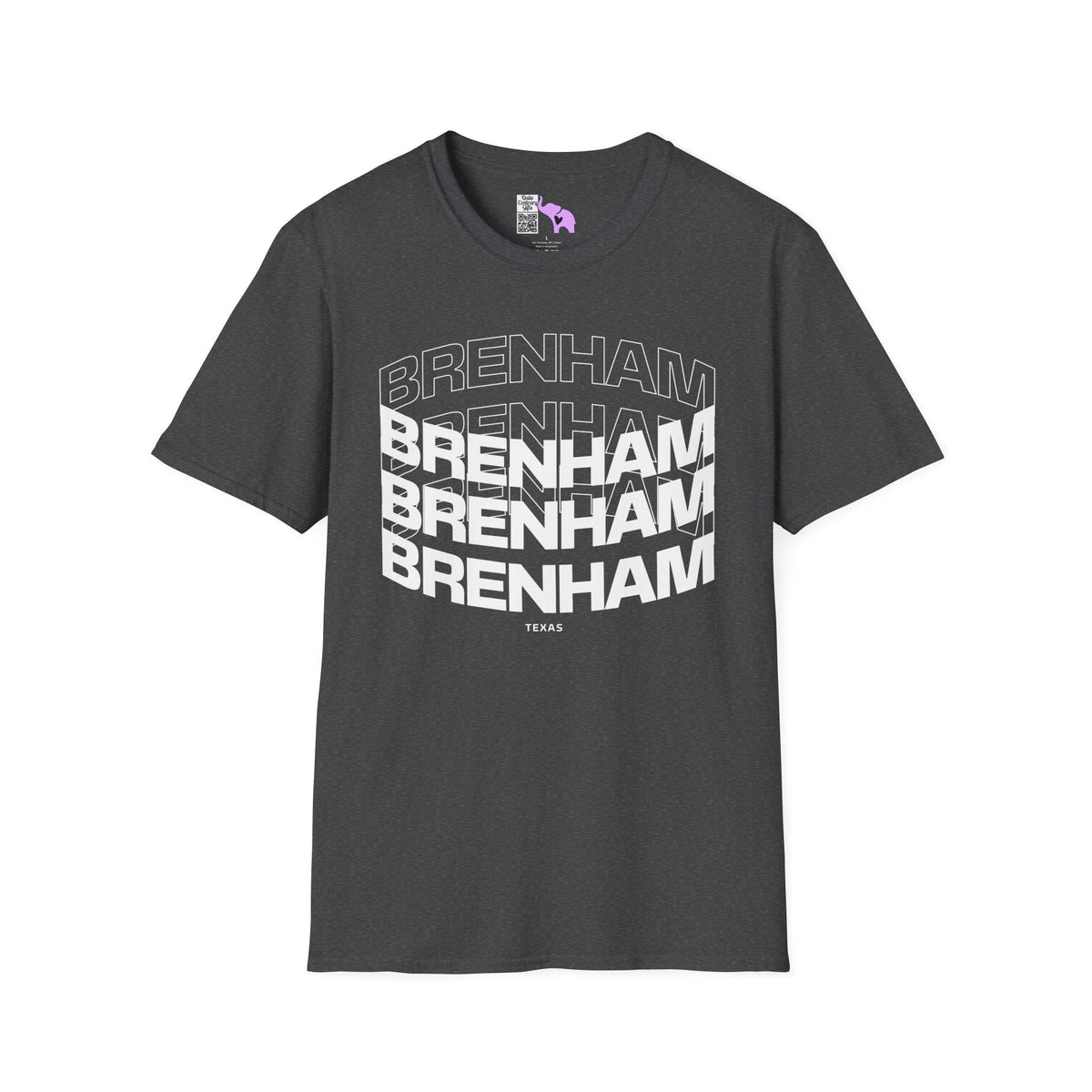 Brenham (Triple Arched) Texas Adult T-shirt