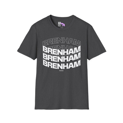 Brenham (Triple Arched) Texas Adult T-shirt