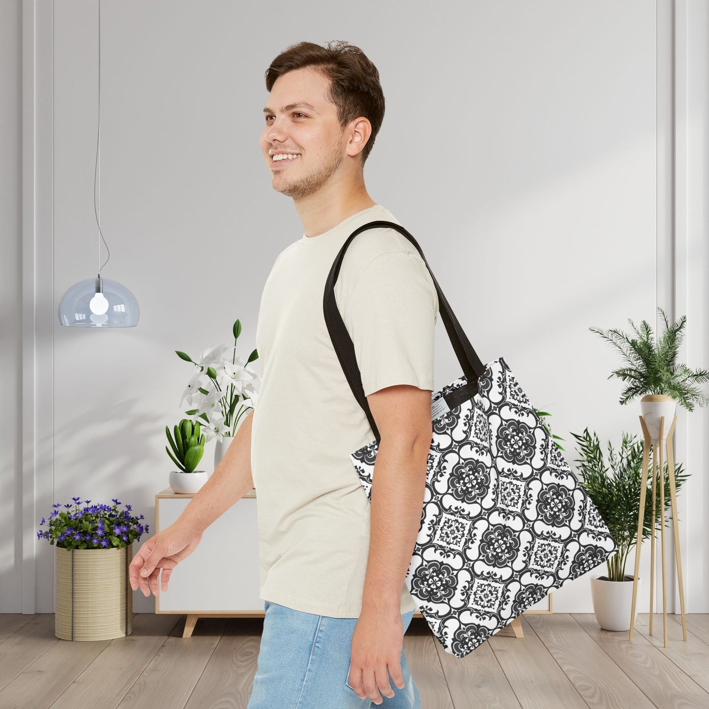 Ornamental Symmetry Canvas Tote Bag