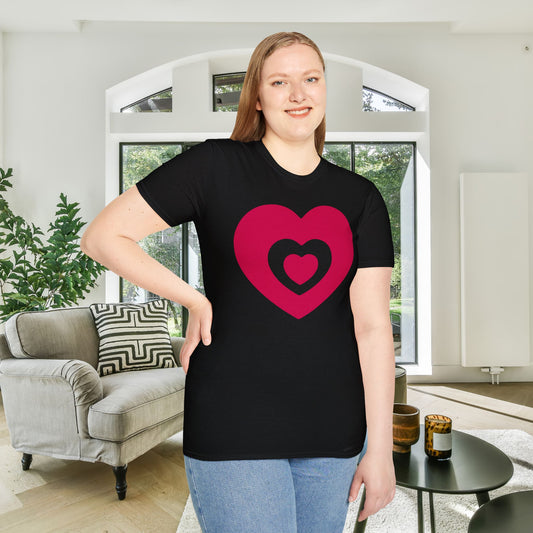 Heart 6 Adult Unisex Tshirt