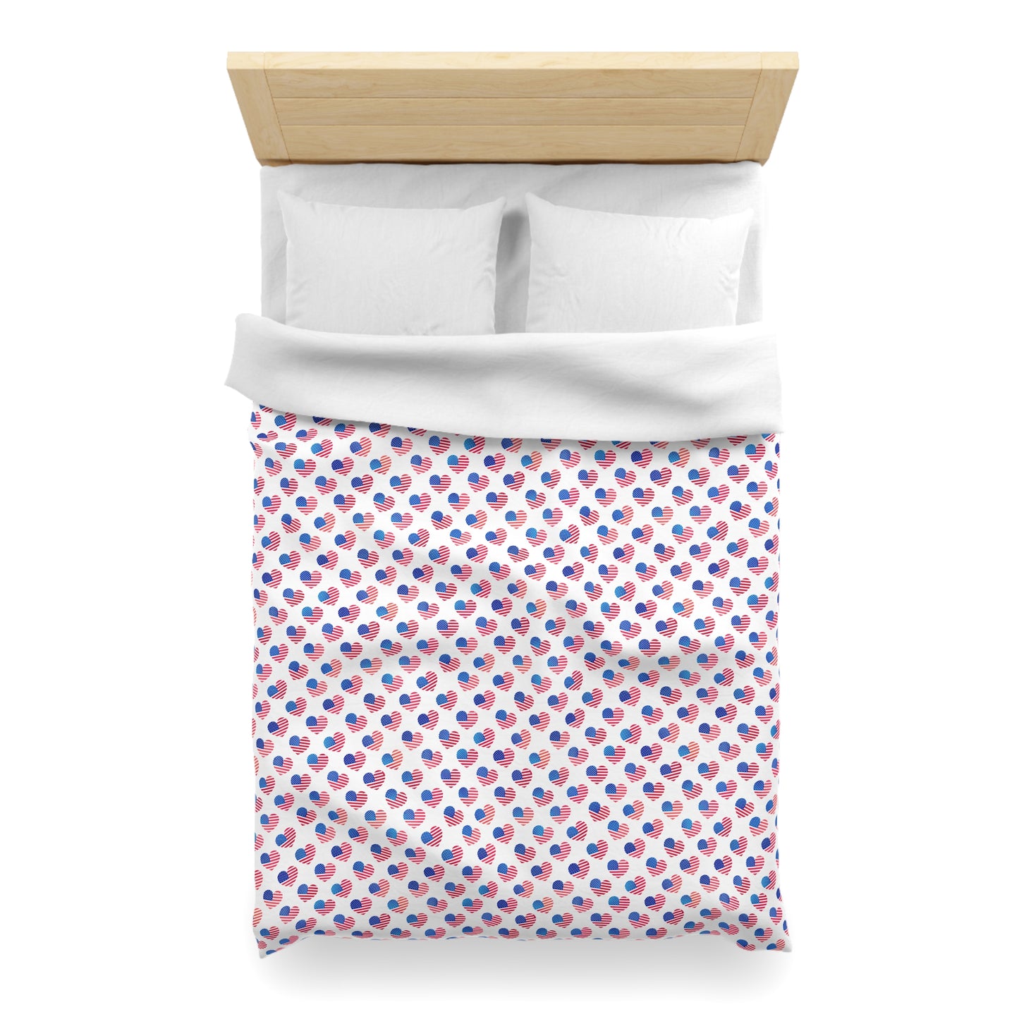 Hearts of Freedom Microfiber Duvet Cover