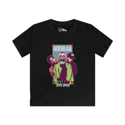 Nirvana Smells Like Teen Spirt Kids Softstyle Tee