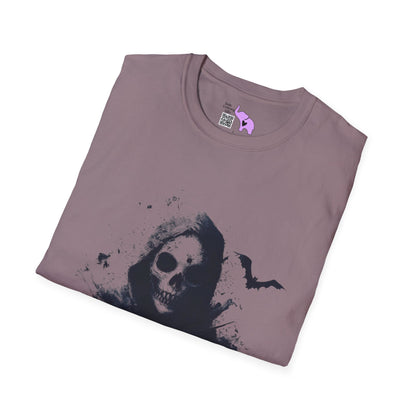 Creepy Death Skull Adult T-shirt
