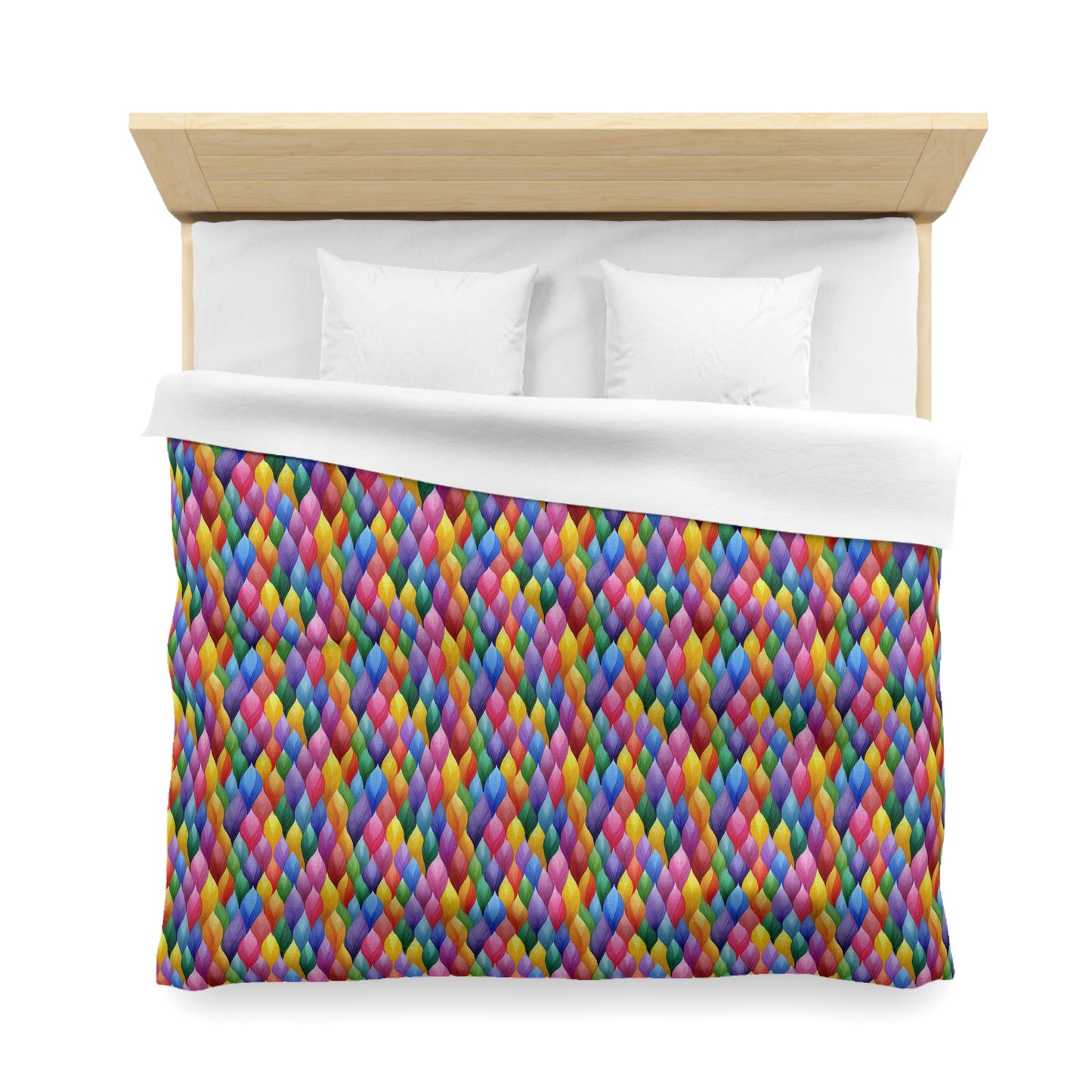Vivid Vortex Microfiber Duvet Cover